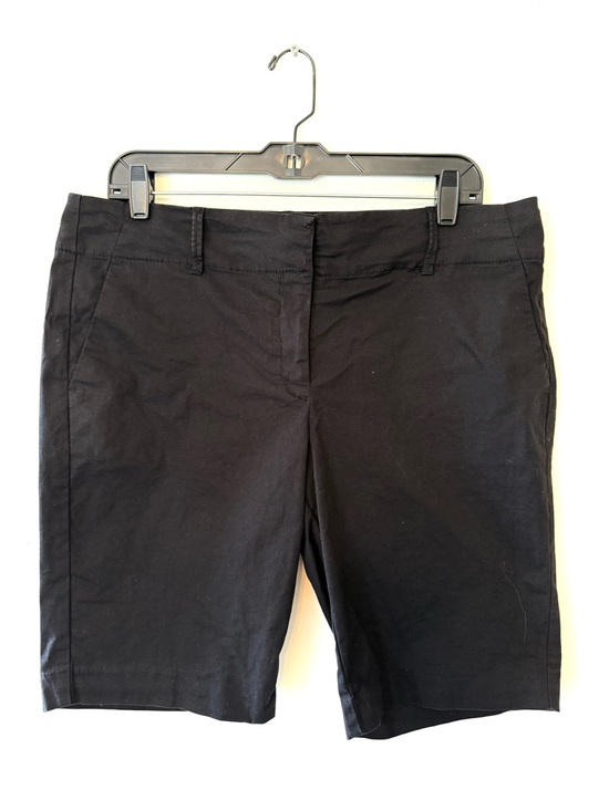 Ann Taylor Pants - Ann Taylor Black Boardwalk Bermuda Shorts Quiet Luxury Minimalist Tailored Chic